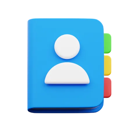 Contact  3D Icon