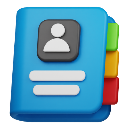 Contact  3D Icon