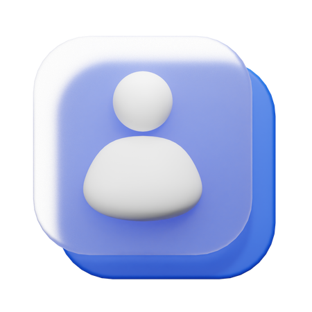 Contact  3D Icon