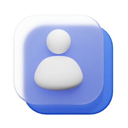 Contact  3D Icon