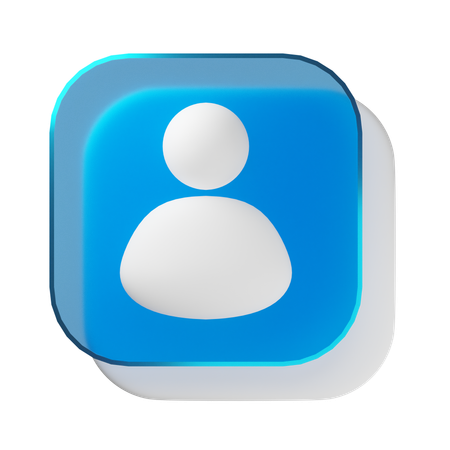 Contact  3D Icon