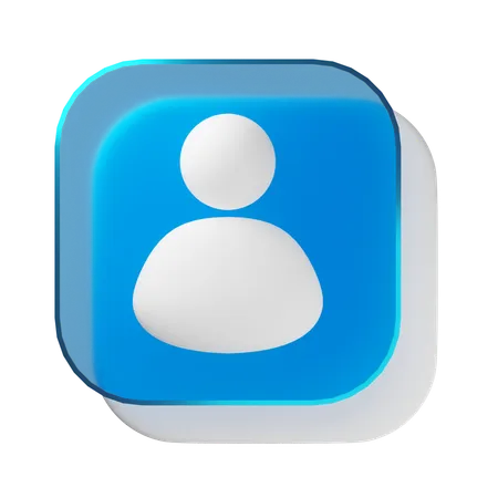 Contact  3D Icon