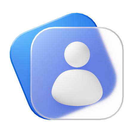 Contact  3D Icon