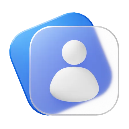 Contact  3D Icon