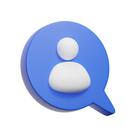 Contact  3D Icon