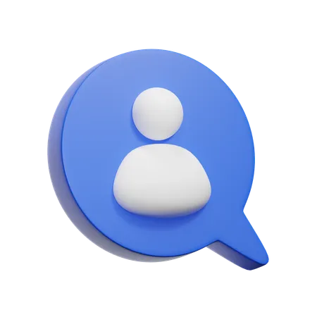 Contact  3D Icon