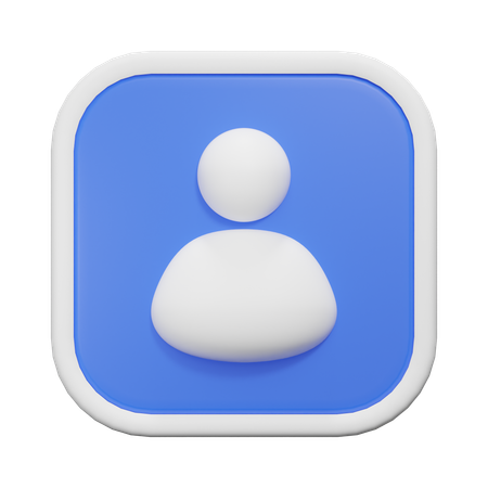 Contact  3D Icon