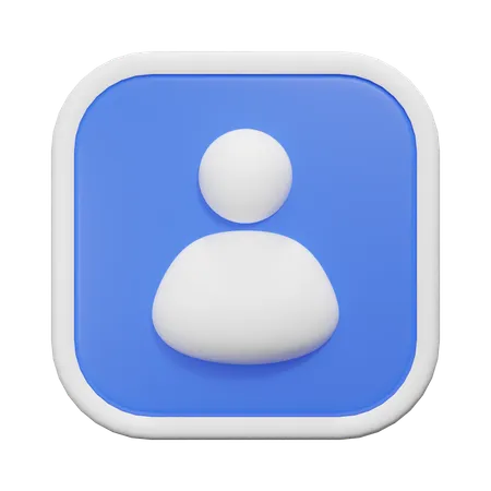 Contact  3D Icon