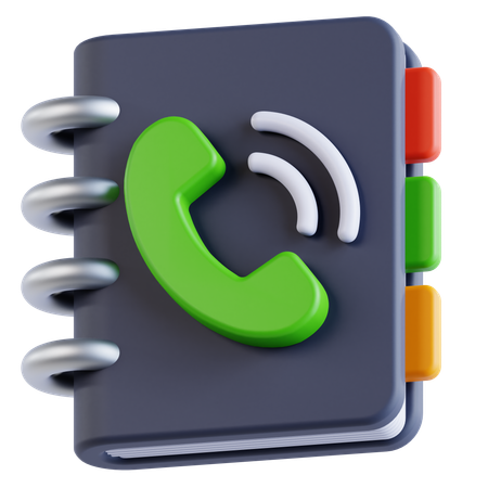 Contact  3D Icon