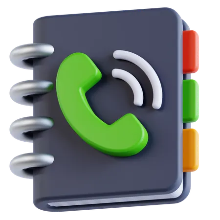 Contact  3D Icon