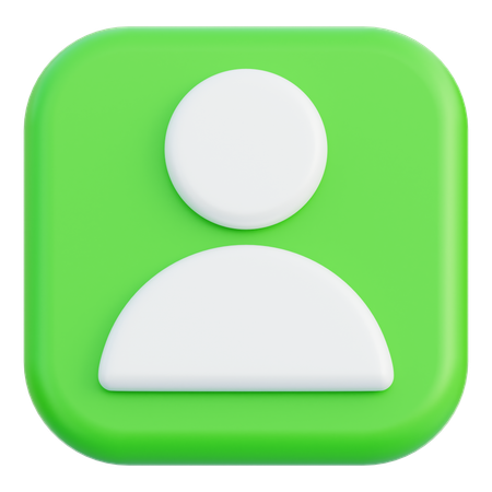 Contact  3D Icon