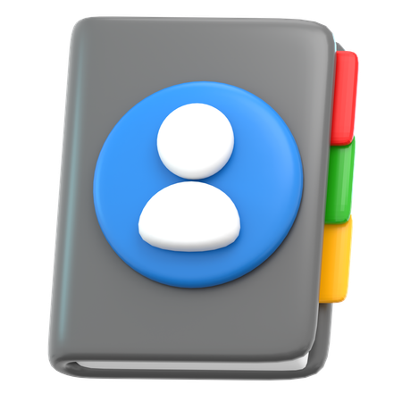 Contact  3D Icon