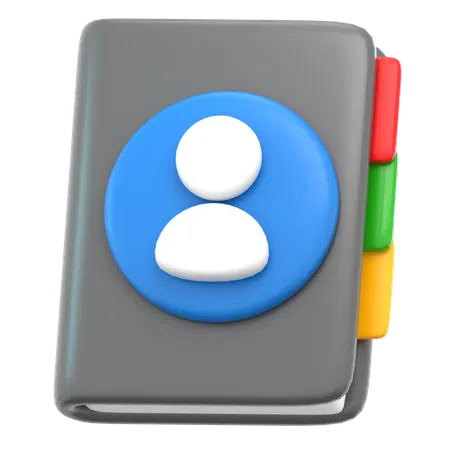 Contact  3D Icon