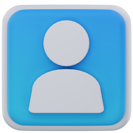 Contact  3D Icon