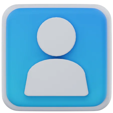 Contact  3D Icon