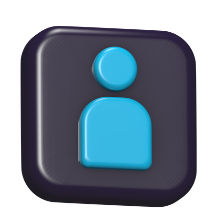 Contact  3D Icon