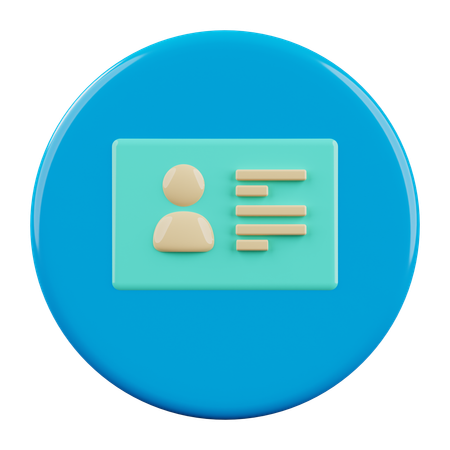 Contact  3D Icon
