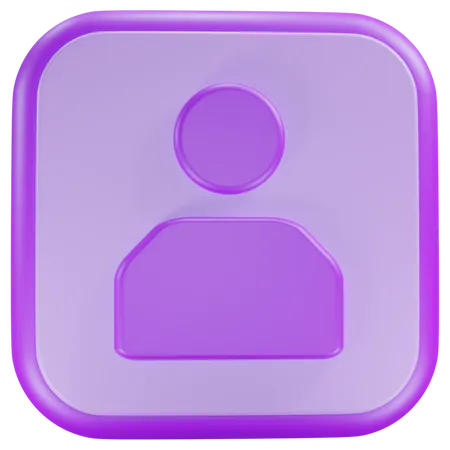 Contact  3D Icon