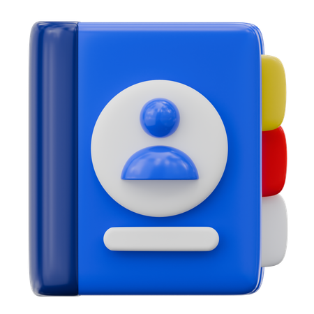 Contact Address Book  3D Icon