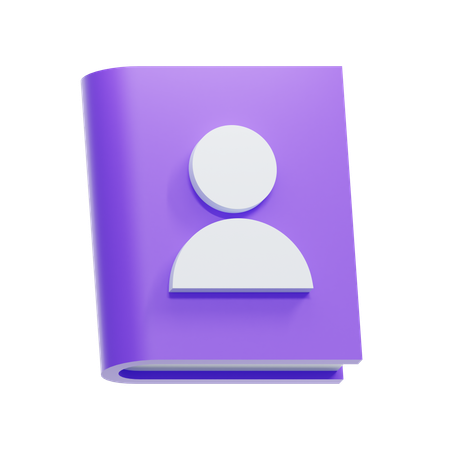 연락처  3D Icon