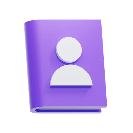 연락처  3D Icon