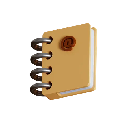 Contact Book  3D Icon