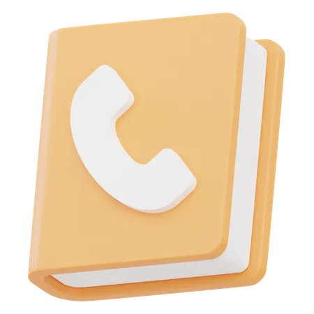 Contact Book  3D Icon