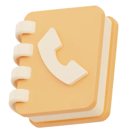 Contact Book  3D Icon