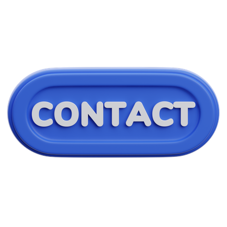 Contact Button  3D Icon