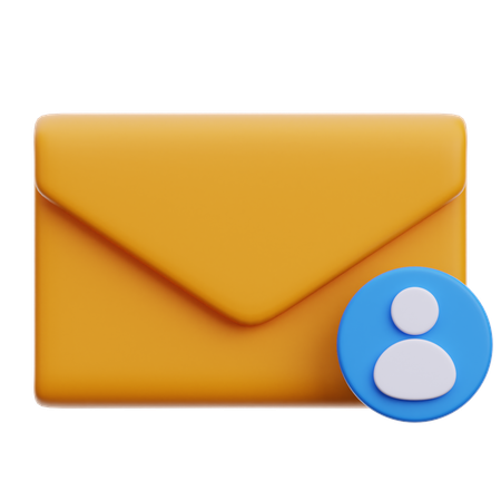 Email du contact  3D Icon