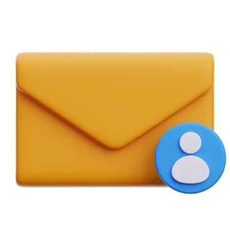 Email du contact  3D Icon