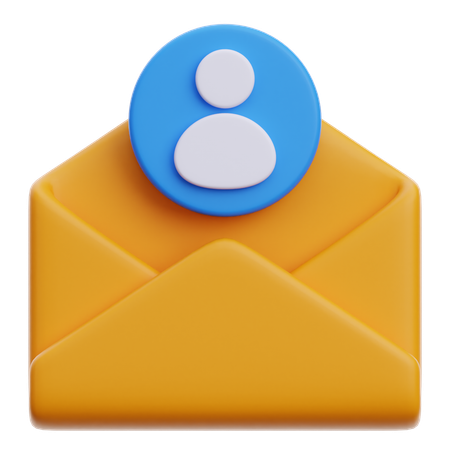 Email du contact  3D Icon