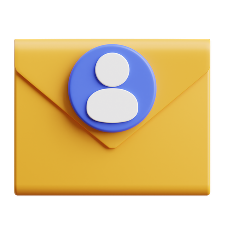 Contact Email  3D Icon