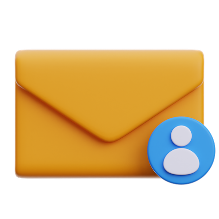 Contact Email  3D Icon