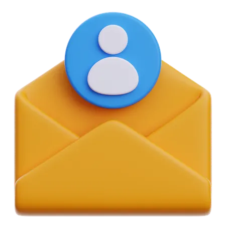 Contact Email  3D Icon