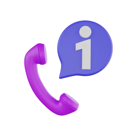 Contact Info  3D Icon