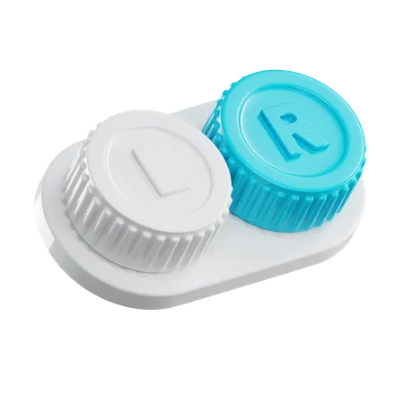 Contact Lens Case  3D Icon