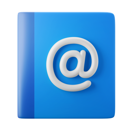 Contact List  3D Icon