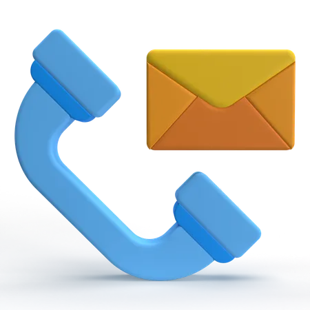 Contact Mail  3D Icon