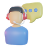 3d contact support emoji