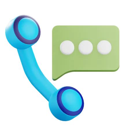 3 D Contact Us Icon Illustration With Transparent Background 3D Icon