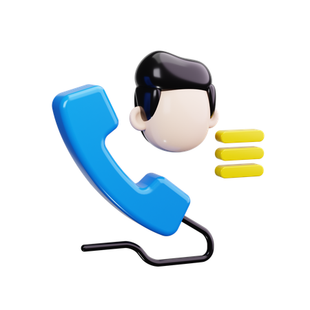 Contact Us  3D Icon