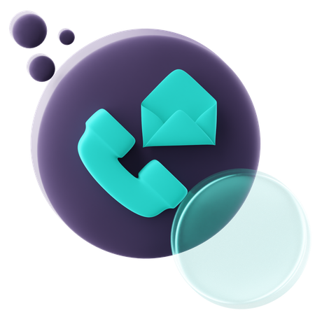 Contact Us  3D Icon