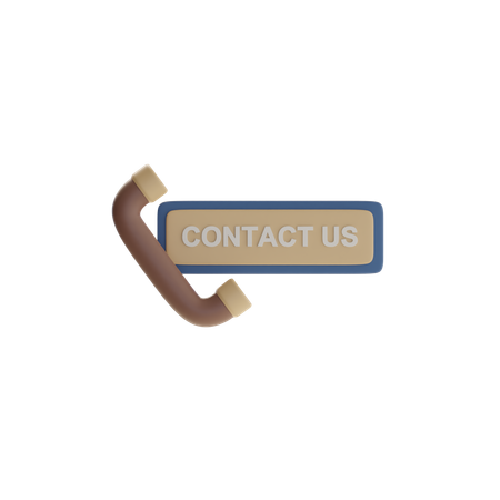 Contact Us  3D Icon