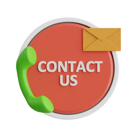 Contact Us  3D Icon