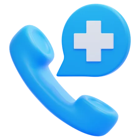 Contacting the Hospital  3D Icon