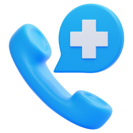 Contacting the Hospital  3D Icon