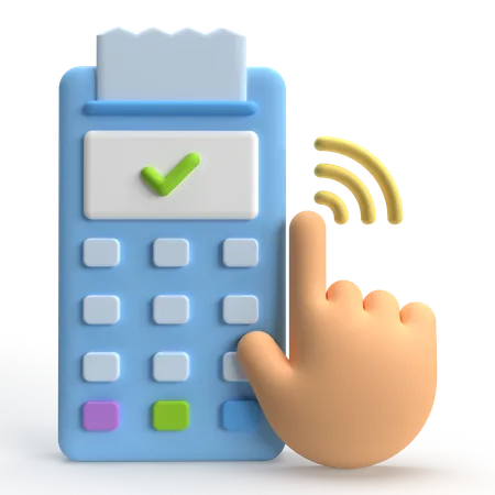Contactless Payment  3D Icon