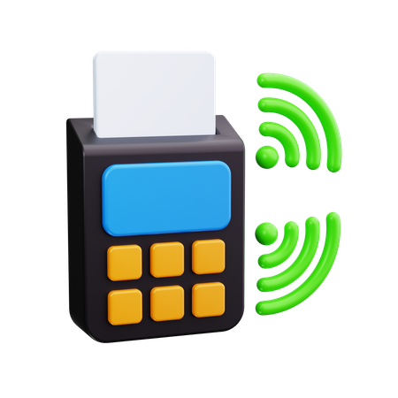 Contactless Payment  3D Icon