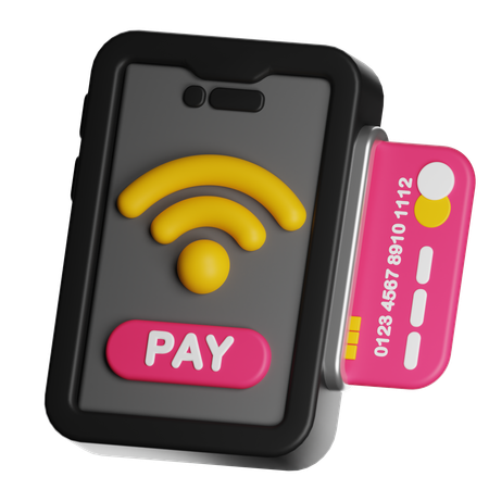 Contactless Payment  3D Icon